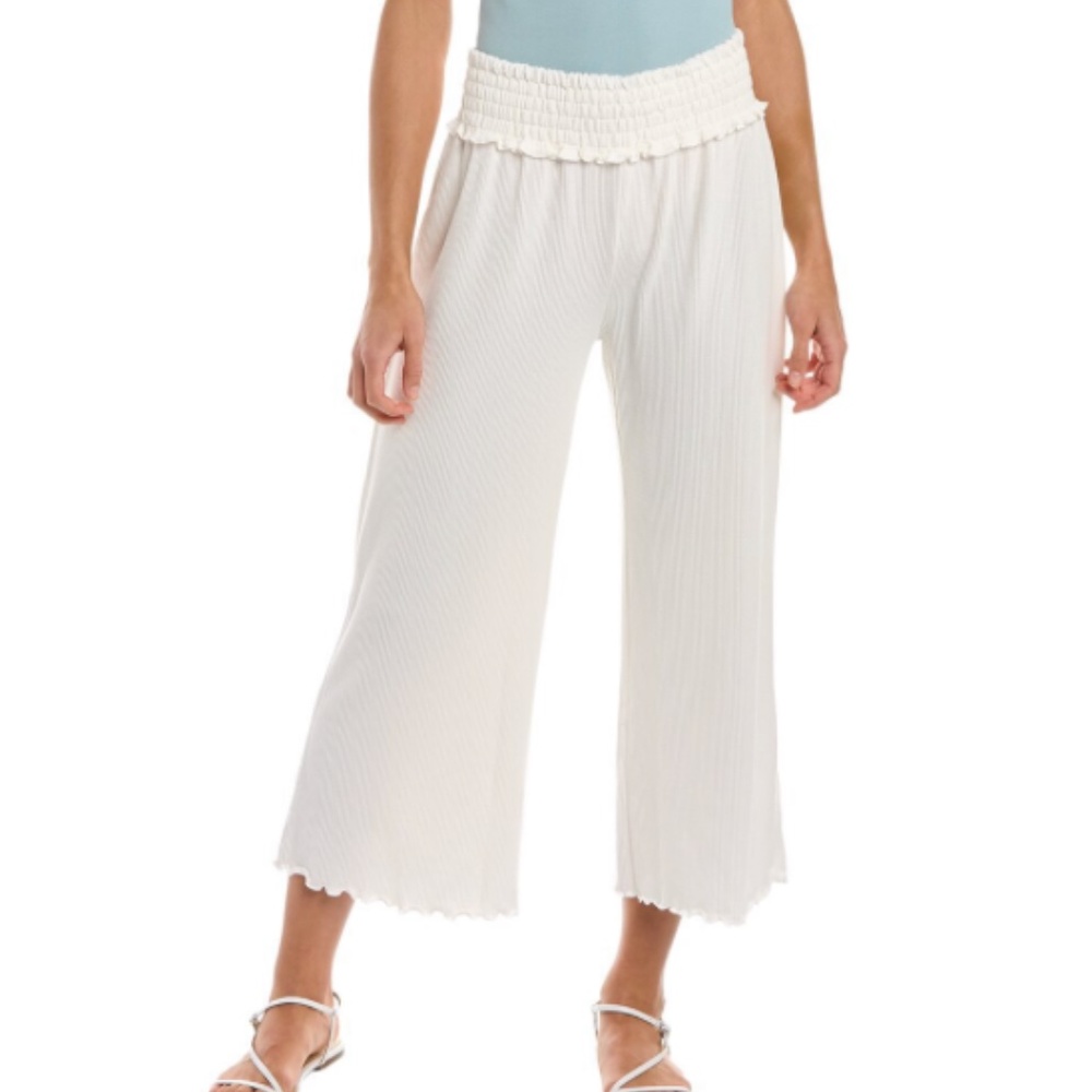 Ocean Drive Rib Knit Wide Leg Pant